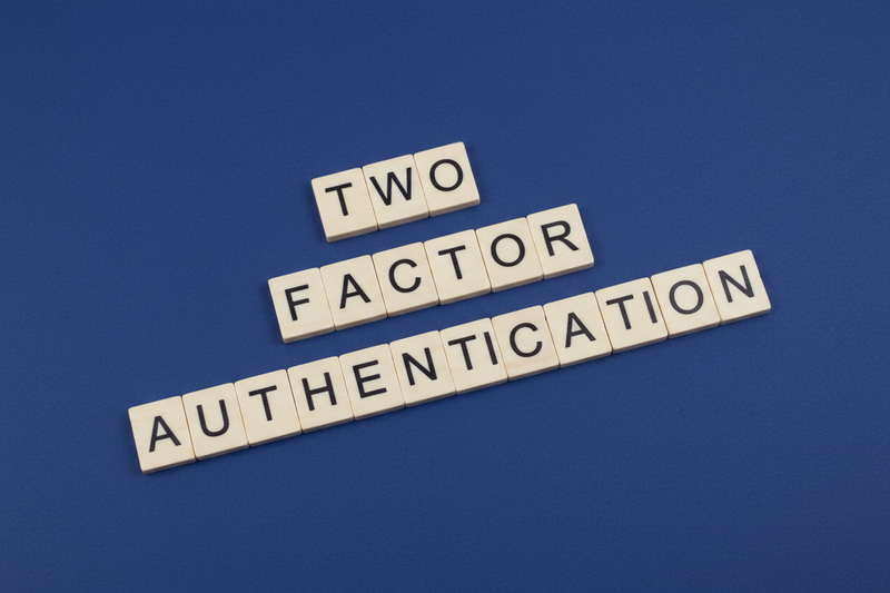 Two Factor Authentication Dark Blue